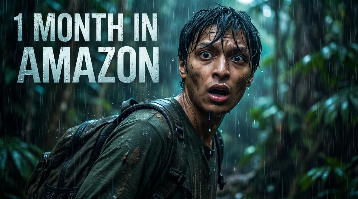 AI generated Amazon Adventure art style example created with Oreate AI